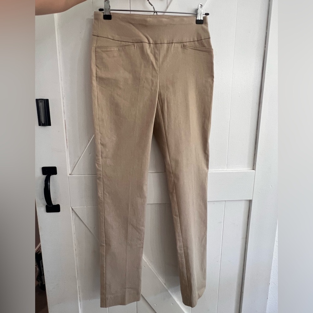 Van Heusen Women's Beige Straight Leg Pants